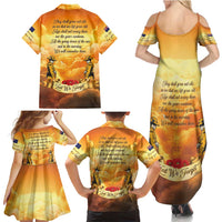 New Zealand And Australia ANZAC Day Family Matching Summer Maxi Dress and Hawaiian Shirt Sinai Palestine Campaign Lest We Forget