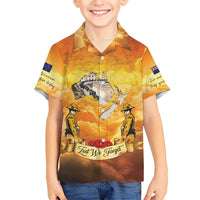 New Zealand And Australia ANZAC Day Hawaiian Shirt Sinai Palestine Campaign Lest We Forget