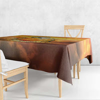 New Zealand And Australia ANZAC Day Tablecloth Sinai Palestine Campaign Lest We Forget LT05 - Polynesian Pride