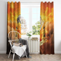 New Zealand And Australia ANZAC Day Window Curtain Sinai Palestine Campaign Lest We Forget LT05 - Polynesian Pride