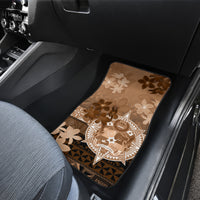 Tonga Emancipation Day Car Mats Tongan Kupesi Ngatu Pattern Vintage Style LT05 - Polynesian Pride