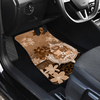 Tonga Emancipation Day Car Mats Tongan Kupesi Ngatu Pattern Vintage Style LT05 - Polynesian Pride