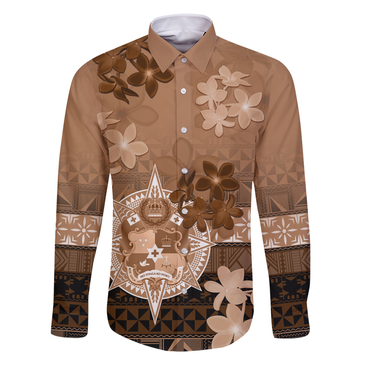 Tonga Emancipation Day Family Matching Off Shoulder Short Dress and Hawaiian Shirt Tongan Kupesi Ngatu Pattern Vintage Style