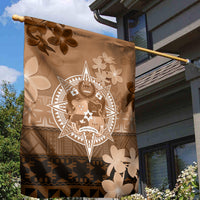 Tonga Emancipation Day Garden Flag Tongan Kupesi Ngatu Pattern Vintage Style LT05 - Polynesian Pride