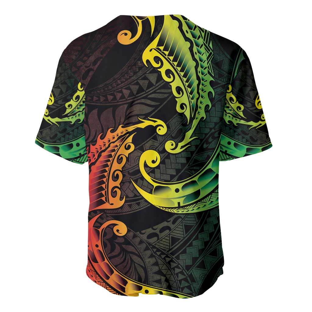 AAPI Heritage Month Baseball Jersey Kanaka Maoli Polynesian Tribal Wave