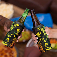 AAPI Heritage Month 4 in 1 Can Cooler Tumbler Kanaka Maoli Polynesian Tribal Wave