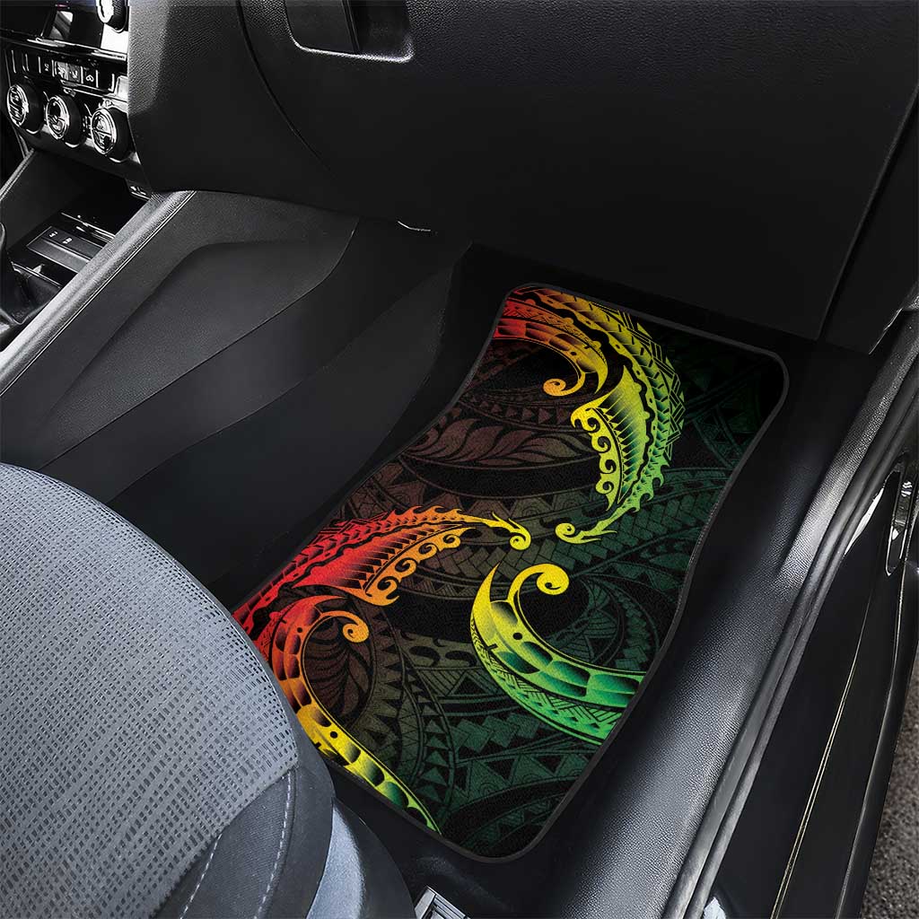 AAPI Heritage Month Car Mats Kanaka Maoli Polynesian Tribal Wave