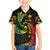 AAPI Heritage Month Family Matching Off Shoulder Short Dress and Hawaiian Shirt Kanaka Maoli Polynesian Tribal Wave