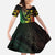AAPI Heritage Month Family Matching Summer Maxi Dress and Hawaiian Shirt Kanaka Maoli Polynesian Tribal Wave