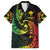 AAPI Heritage Month Family Matching Summer Maxi Dress and Hawaiian Shirt Kanaka Maoli Polynesian Tribal Wave