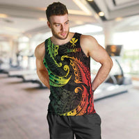 AAPI Heritage Month Men Tank Top Kanaka Maoli Polynesian Tribal Wave