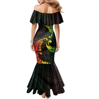 AAPI Heritage Month Mermaid Dress Kanaka Maoli Polynesian Tribal Wave