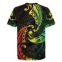 AAPI Heritage Month Rugby Jersey Kanaka Maoli Polynesian Tribal Wave