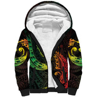 AAPI Heritage Month Sherpa Hoodie Kanaka Maoli Polynesian Tribal Wave