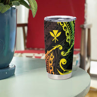 AAPI Heritage Month Tumbler Cup Kanaka Maoli Polynesian Tribal Wave