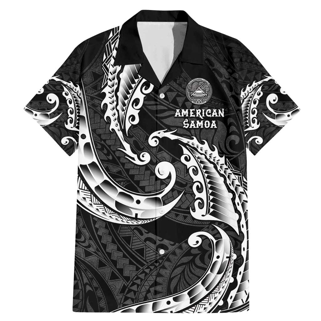 AAPI Heritage Month Family Matching Mermaid Dress and Hawaiian Shirt American Samoa Polynesian Tribal Wave