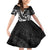 AAPI Heritage Month Family Matching Off Shoulder Short Dress and Hawaiian Shirt American Samoa Polynesian Tribal Wave