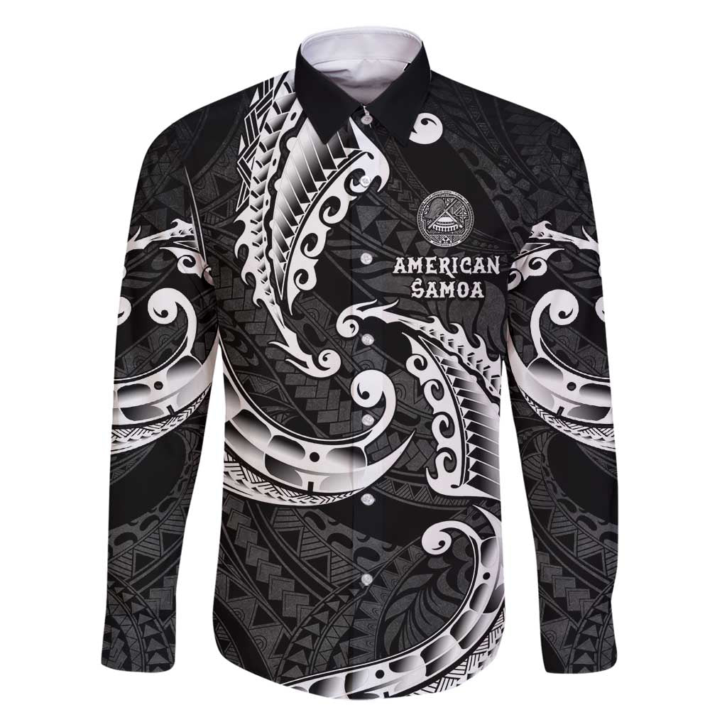 AAPI Heritage Month Family Matching Puletasi and Hawaiian Shirt American Samoa Polynesian Tribal Wave