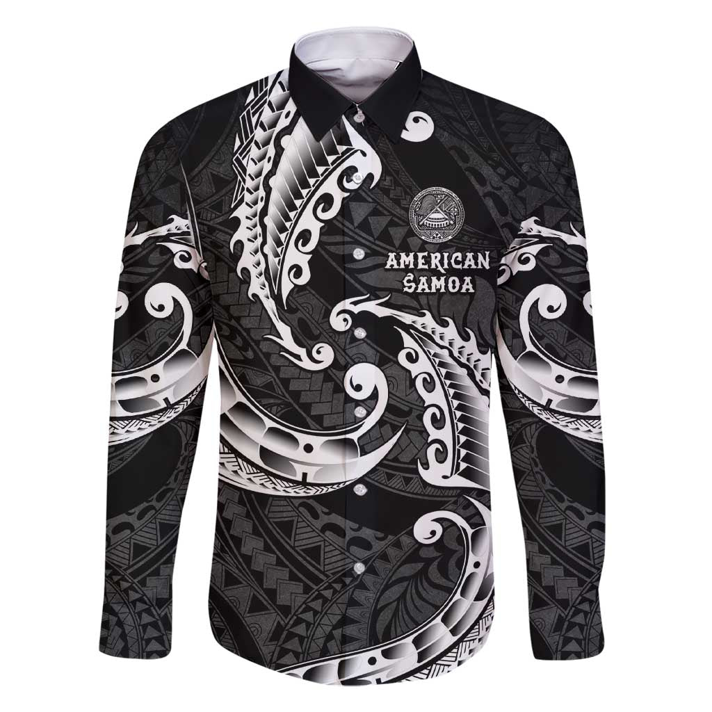 AAPI Heritage Month Family Matching Short Sleeve Bodycon Dress and Hawaiian Shirt American Samoa Polynesian Tribal Wave