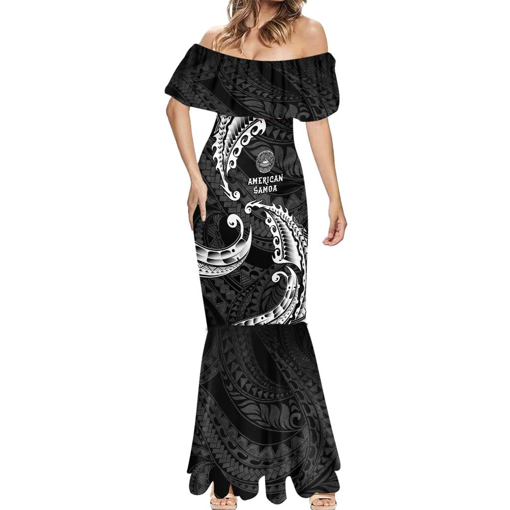 AAPI Heritage Month Mermaid Dress American Samoa Polynesian Tribal Wave