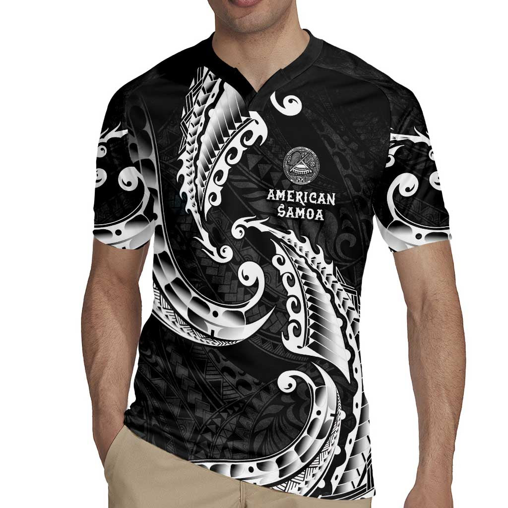 AAPI Heritage Month Rugby Jersey American Samoa Polynesian Tribal Wave