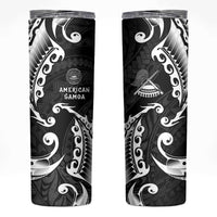AAPI Heritage Month Skinny Tumbler American Samoa Polynesian Tribal Wave