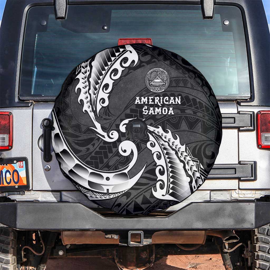 AAPI Heritage Month Spare Tire Cover American Samoa Polynesian Tribal Wave