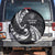 AAPI Heritage Month Spare Tire Cover American Samoa Polynesian Tribal Wave