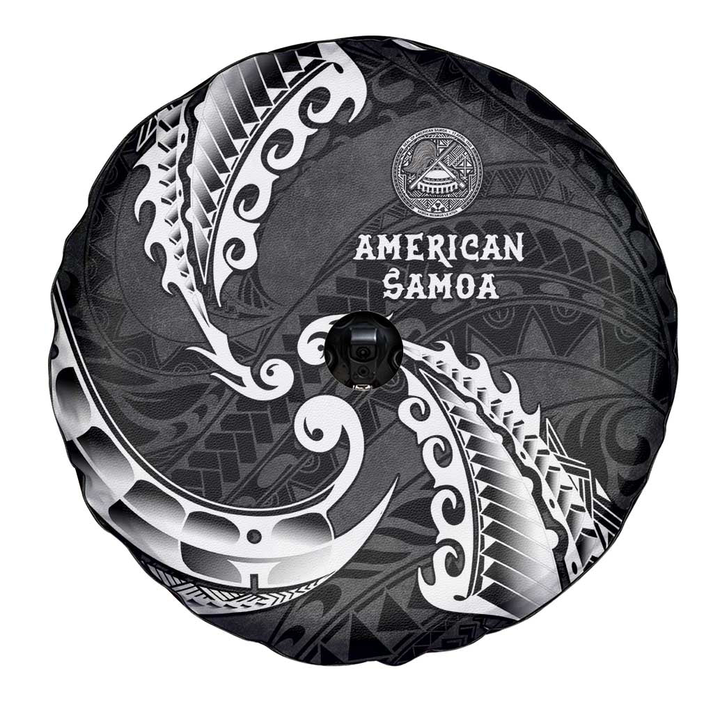 AAPI Heritage Month Spare Tire Cover American Samoa Polynesian Tribal Wave