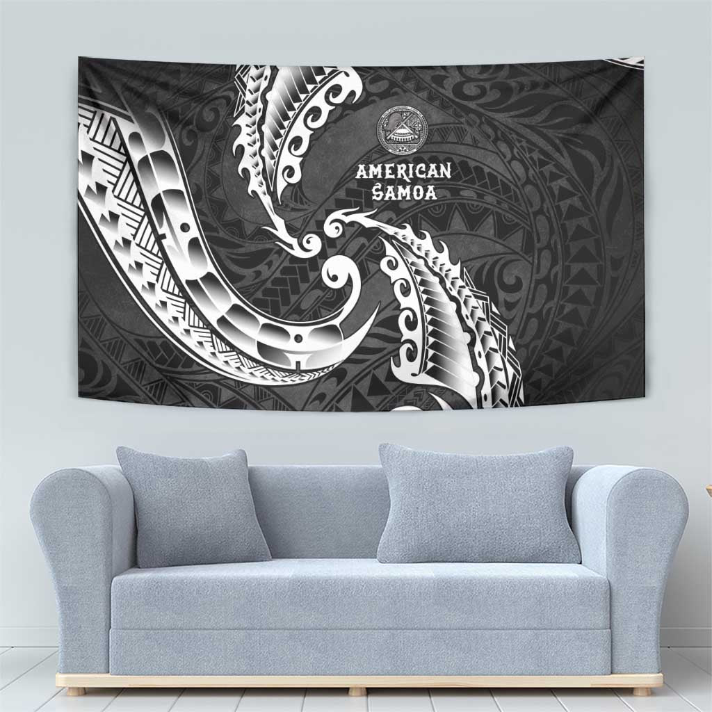 AAPI Heritage Month Tapestry American Samoa Polynesian Tribal Wave