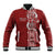 Tonga Language Week Baseball Jacket Malo e Lelei Kupesi Ngatu Pattern