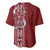 Tonga Language Week Baseball Jersey Malo e Lelei Kupesi Ngatu Pattern