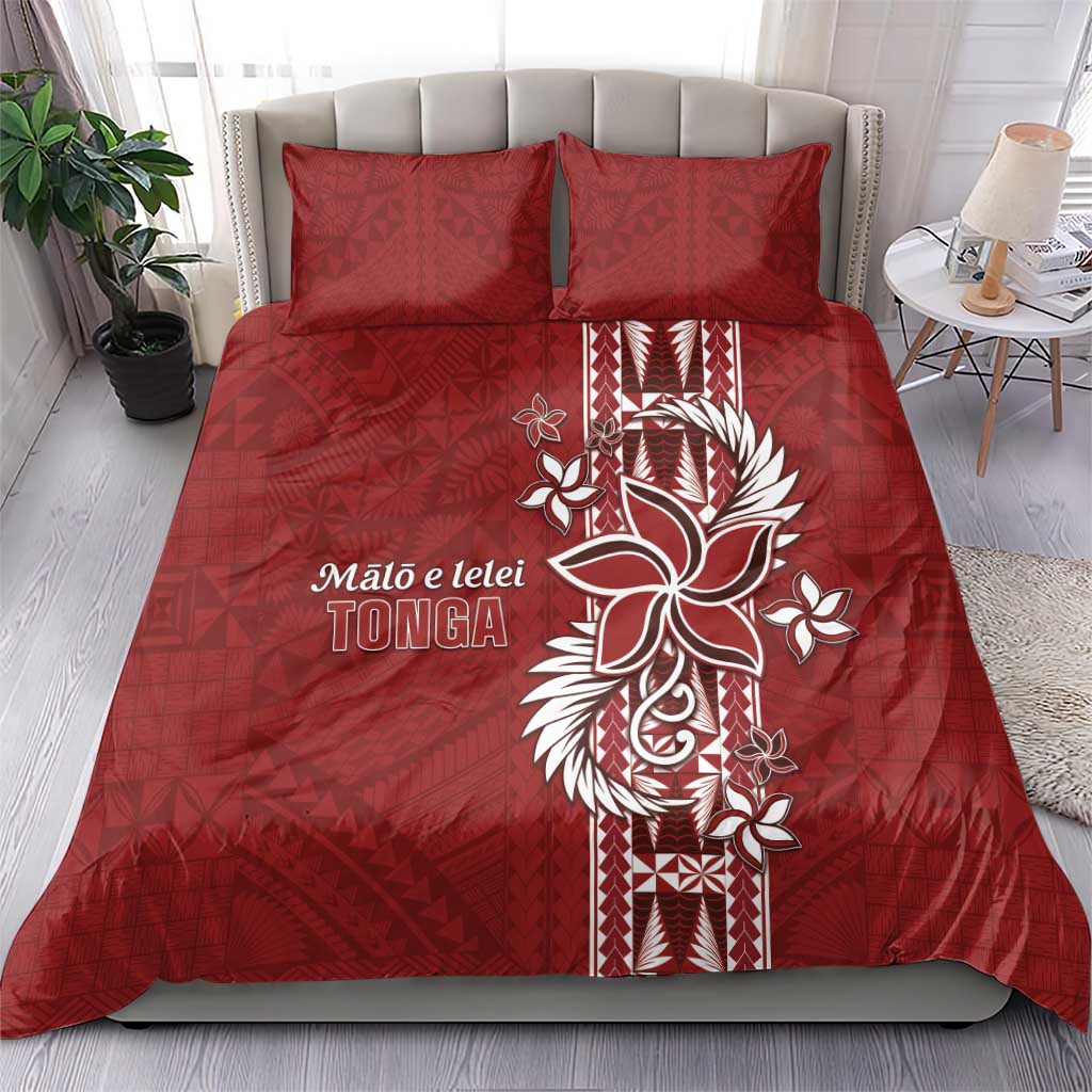 Tonga Language Week Bedding Set Malo e Lelei Kupesi Ngatu Pattern LT05 - Polynesian Pride