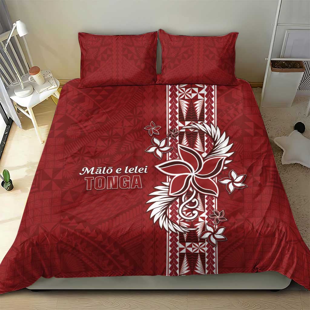 Tonga Language Week Bedding Set Malo e Lelei Kupesi Ngatu Pattern LT05 - Polynesian Pride