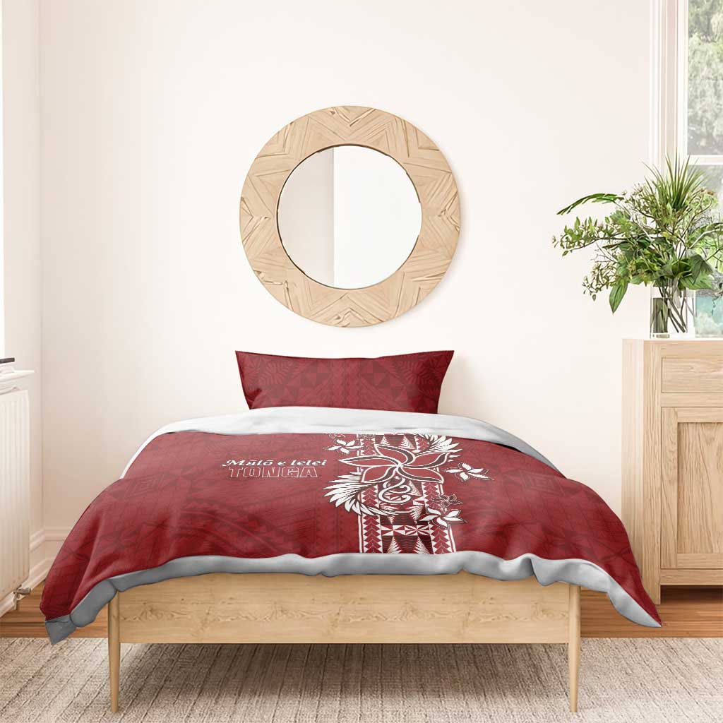 Tonga Language Week Bedding Set Malo e Lelei Kupesi Ngatu Pattern LT05 - Polynesian Pride