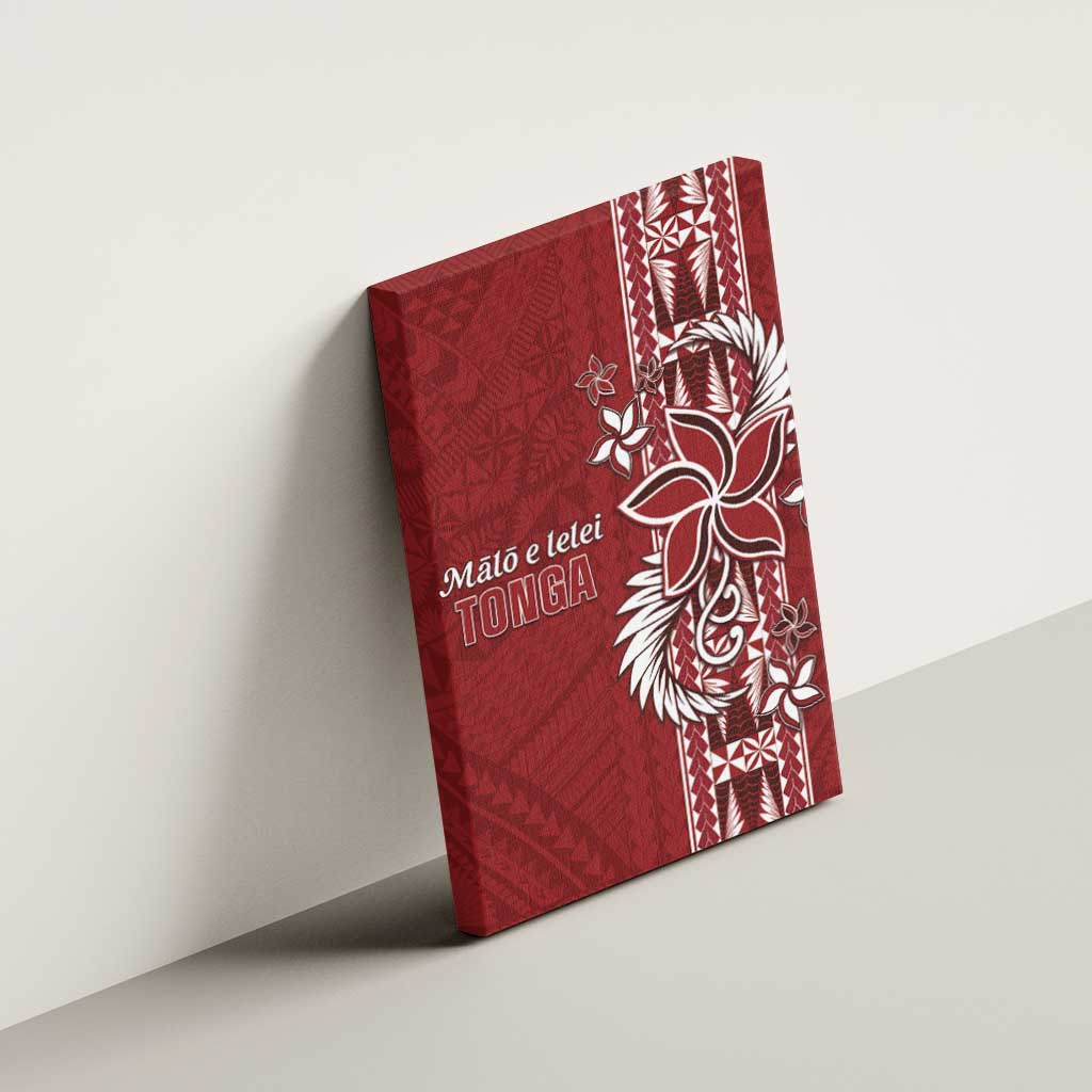 Tonga Language Week Canvas Wall Art Malo e Lelei Kupesi Ngatu Pattern LT05 - Polynesian Pride