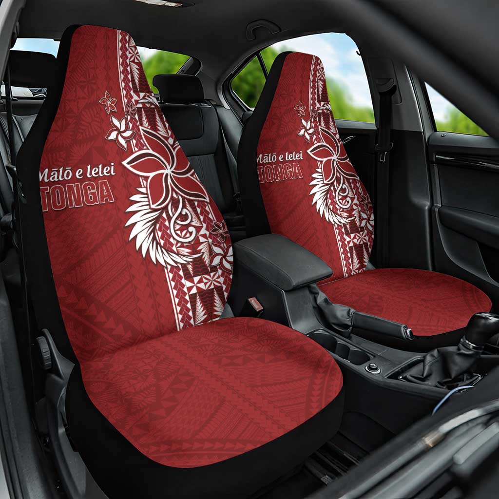 Tonga Language Week Car Seat Cover Malo e Lelei Kupesi Ngatu Pattern