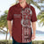 Tonga Language Week Hawaiian Shirt Malo e Lelei Kupesi Ngatu Pattern