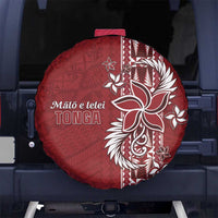 Tonga Language Week Spare Tire Cover Malo e Lelei Kupesi Ngatu Pattern LT05 - Polynesian Pride