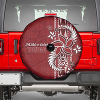 Tonga Language Week Spare Tire Cover Malo e Lelei Kupesi Ngatu Pattern LT05 - Polynesian Pride