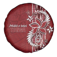 Tonga Language Week Spare Tire Cover Malo e Lelei Kupesi Ngatu Pattern LT05 - Polynesian Pride