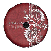 Tonga Language Week Spare Tire Cover Malo e Lelei Kupesi Ngatu Pattern LT05 - Polynesian Pride
