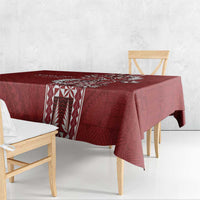 Tonga Language Week Tablecloth Malo e Lelei Kupesi Ngatu Pattern LT05 - Polynesian Pride