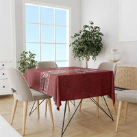 Tonga Language Week Tablecloth Malo e Lelei Kupesi Ngatu Pattern LT05 - Polynesian Pride