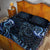 Aotearoa New Zealand Octopus Quilt Bed Set Silver Fern Maori Pattern