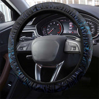 Aotearoa New Zealand Octopus Steering Wheel Cover Silver Fern Maori Pattern LT05 - Polynesian Pride
