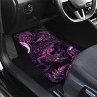 Aotearoa New Zealand Crocodile Car Mats Silver Fern Maori Pattern LT05 - Polynesian Pride