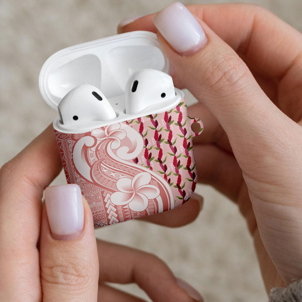 Samoa Teuila AirPods Case Pink Samoan Siapo Motifs