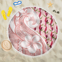 Samoa Teuila Beach Blanket Pink Samoan Siapo Motifs