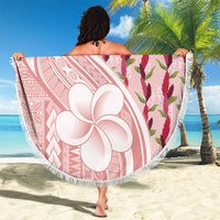 Samoa Teuila Beach Blanket Pink Samoan Siapo Motifs